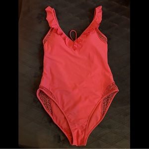 Womens pink NOBO swimsuit - Size large (11-13)